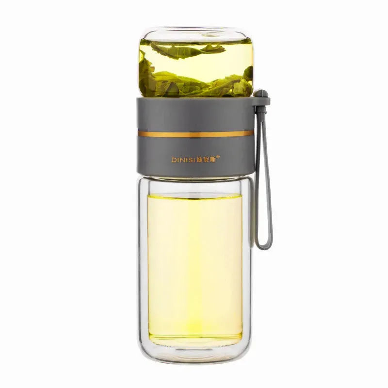 Glass Water Bottle - Bellarte Enchanté Glass Water Bottle